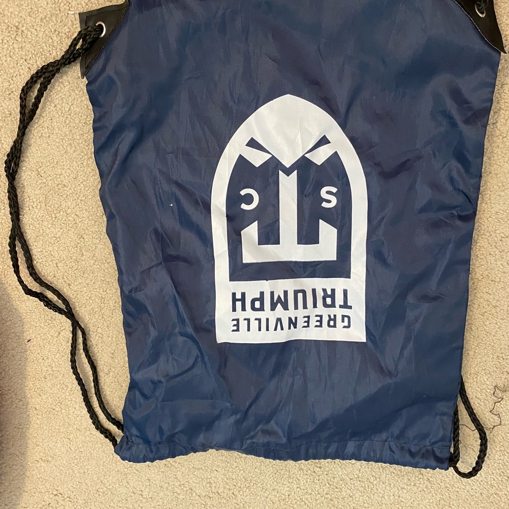 Greenville Triumph soccer drawstrings